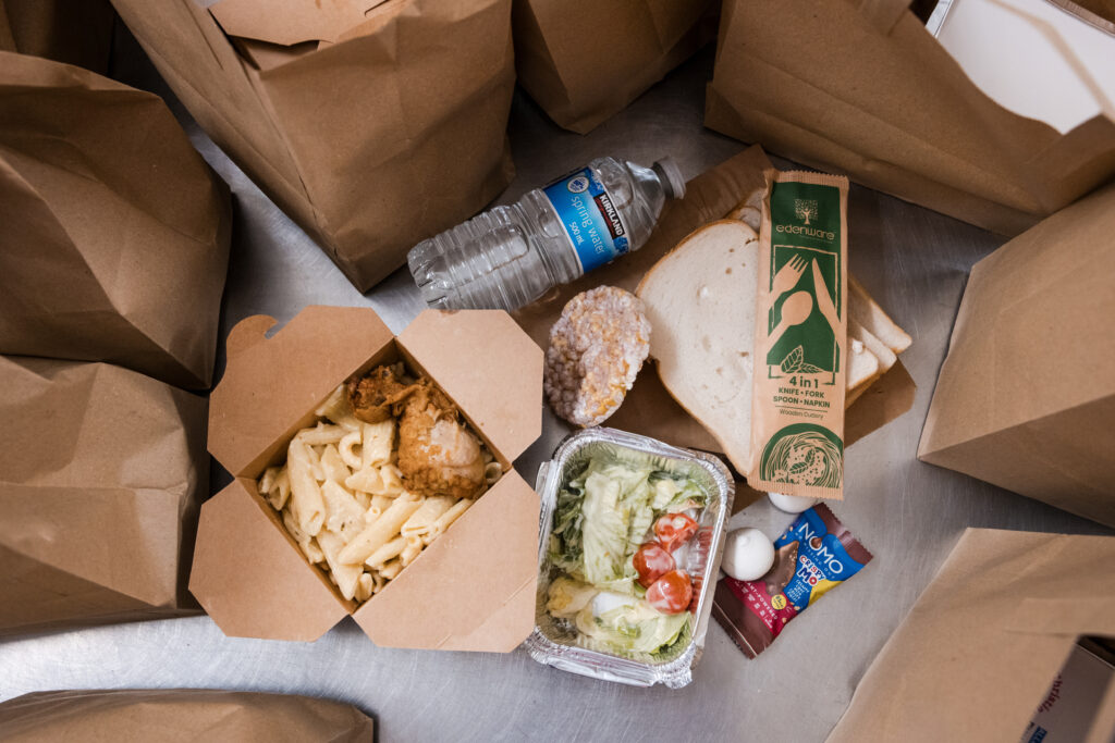 Christian Kitchen typical 3 course meal