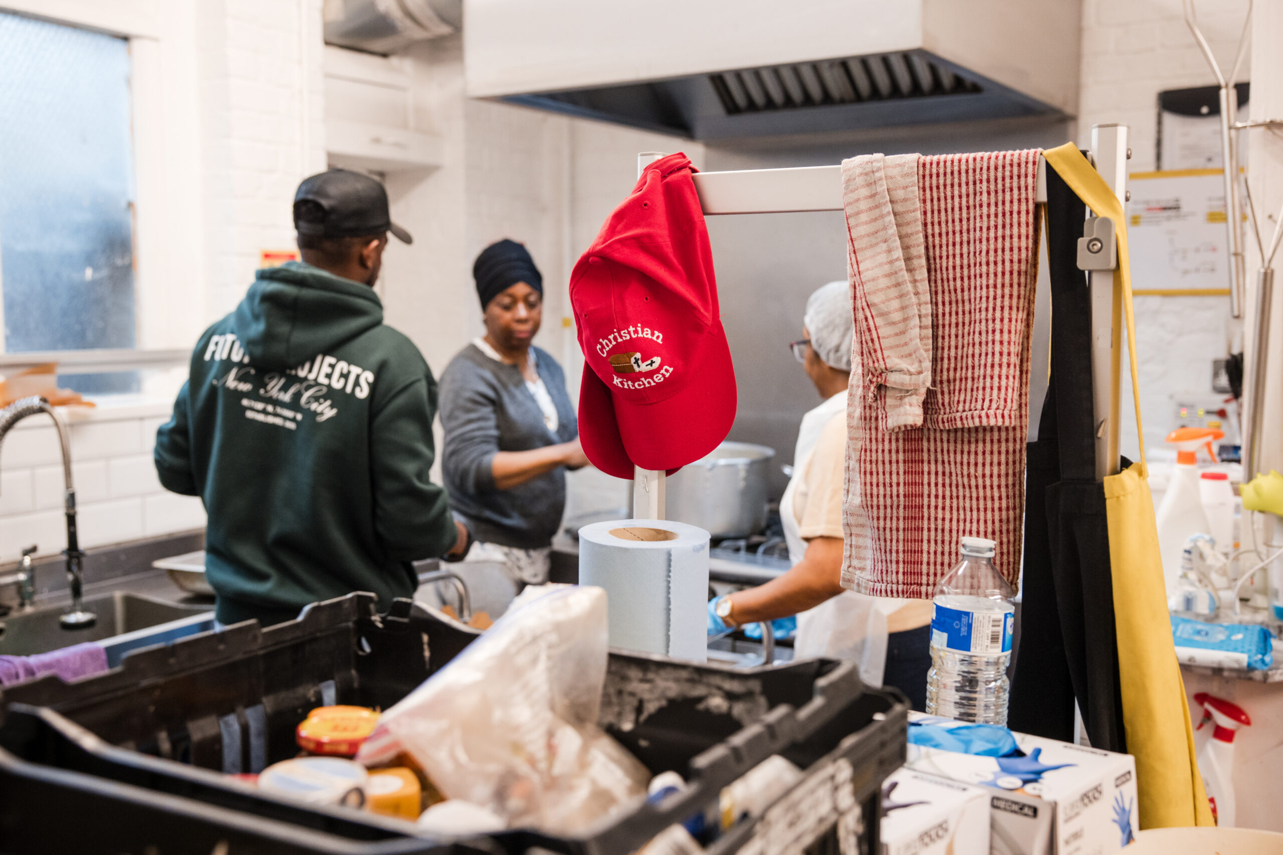 Christian Kitchen hat hanging up